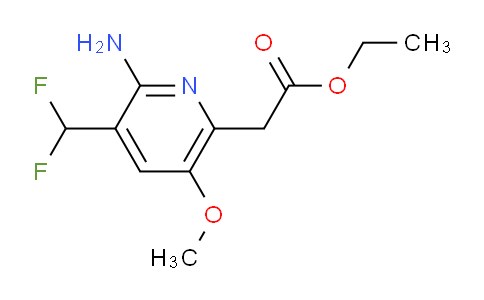 AM132436 | 1805364-15-1 | Ethyl 2-amino-3-(difluoromethyl)-5-methoxypyridine-6-acetate