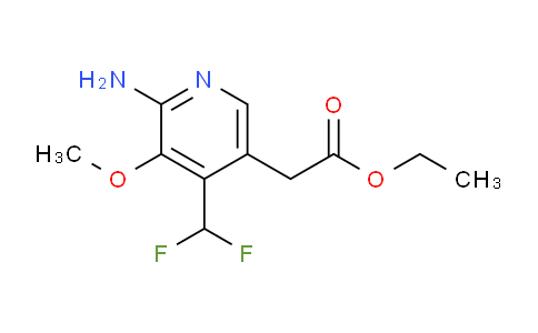 AM132438 | 1806795-90-3 | Ethyl 2-amino-4-(difluoromethyl)-3-methoxypyridine-5-acetate