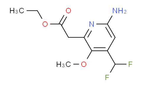 AM132440 | 1806824-93-0 | Ethyl 6-amino-4-(difluoromethyl)-3-methoxypyridine-2-acetate