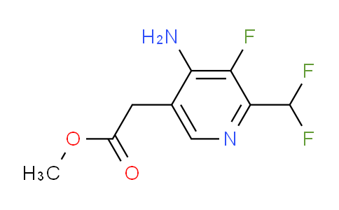 AM132445 | 1805212-11-6 | Methyl 4-amino-2-(difluoromethyl)-3-fluoropyridine-5-acetate