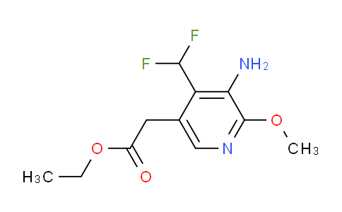 AM132452 | 1806799-94-9 | Ethyl 3-amino-4-(difluoromethyl)-2-methoxypyridine-5-acetate