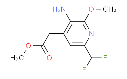 AM132454 | 1805224-67-2 | Methyl 3-amino-6-(difluoromethyl)-2-methoxypyridine-4-acetate
