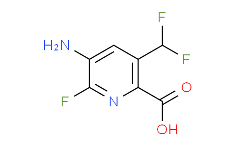 AM132455 | 1804955-48-3 | 3-Amino-5-(difluoromethyl)-2-fluoropyridine-6-carboxylic acid