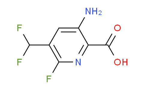 AM132456 | 1805208-53-0 | 3-Amino-5-(difluoromethyl)-6-fluoropyridine-2-carboxylic acid