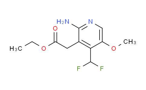 AM132458 | 1805364-23-1 | Ethyl 2-amino-4-(difluoromethyl)-5-methoxypyridine-3-acetate