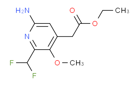 AM132466 | 1806799-90-5 | Ethyl 6-amino-2-(difluoromethyl)-3-methoxypyridine-4-acetate