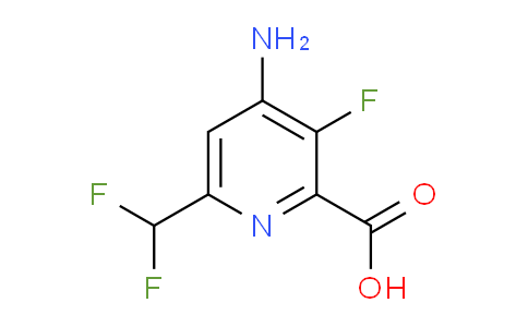 AM132479 | 1804728-29-7 | 4-Amino-6-(difluoromethyl)-3-fluoropyridine-2-carboxylic acid