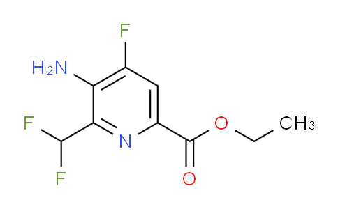 AM132483 | 1805210-21-2 | Ethyl 3-amino-2-(difluoromethyl)-4-fluoropyridine-6-carboxylate