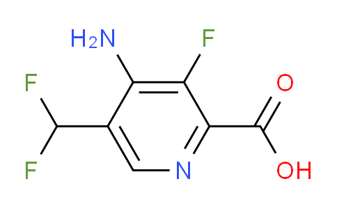 AM132489 | 1803673-56-4 | 4-Amino-5-(difluoromethyl)-3-fluoropyridine-2-carboxylic acid