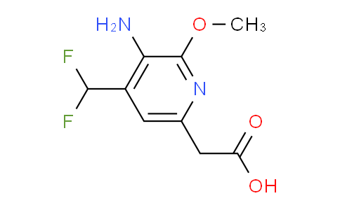 AM132495 | 1806799-28-9 | 3-Amino-4-(difluoromethyl)-2-methoxypyridine-6-acetic acid