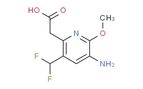 AM132498 | 1806799-31-4 | 3-Amino-5-(difluoromethyl)-2-methoxypyridine-6-acetic acid