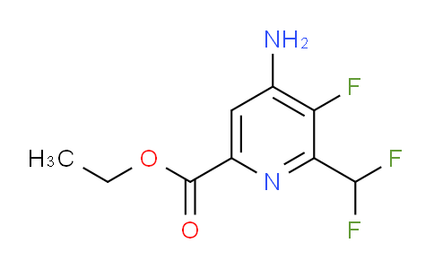Ethyl 4-amino-2-(difluoromethyl)-3-fluoropyridine-6-carboxylate