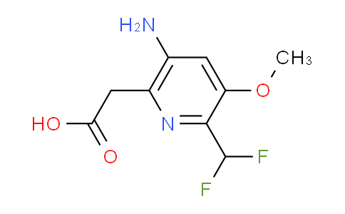 AM132506 | 1805363-43-2 | 5-Amino-2-(difluoromethyl)-3-methoxypyridine-6-acetic acid