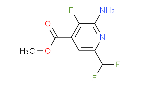 AM132507 | 1806834-21-8 | Methyl 2-amino-6-(difluoromethyl)-3-fluoropyridine-4-carboxylate