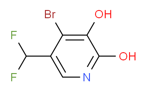 4-Bromo-5-(difluoromethyl)-2,3-dihydroxypyridine