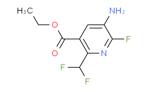 Ethyl 3-amino-6-(difluoromethyl)-2-fluoropyridine-5-carboxylate