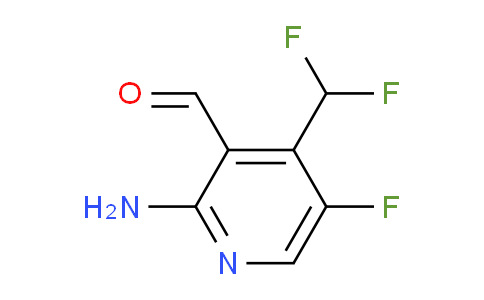 2-Amino-4-(difluoromethyl)-5-fluoropyridine-3-carboxaldehyde