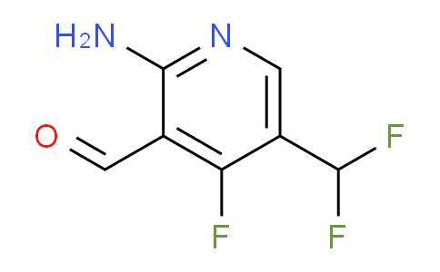 2-Amino-5-(difluoromethyl)-4-fluoropyridine-3-carboxaldehyde