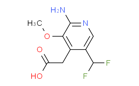 2-Amino-5-(difluoromethyl)-3-methoxypyridine-4-acetic acid