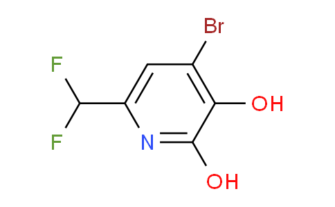 4-Bromo-6-(difluoromethyl)-2,3-dihydroxypyridine