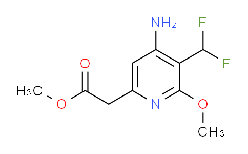 AM132528 | 1805363-95-4 | Methyl 4-amino-3-(difluoromethyl)-2-methoxypyridine-6-acetate