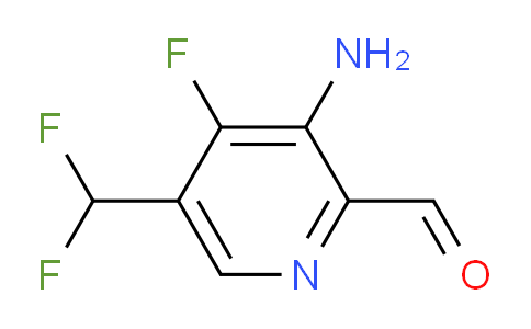 3-Amino-5-(difluoromethyl)-4-fluoropyridine-2-carboxaldehyde