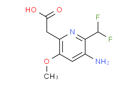 AM132531 | 1805223-73-7 | 3-Amino-2-(difluoromethyl)-5-methoxypyridine-6-acetic acid