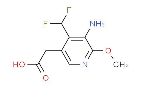 3-Amino-4-(difluoromethyl)-2-methoxypyridine-5-acetic acid