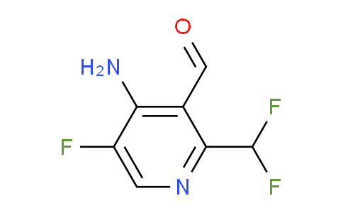4-Amino-2-(difluoromethyl)-5-fluoropyridine-3-carboxaldehyde