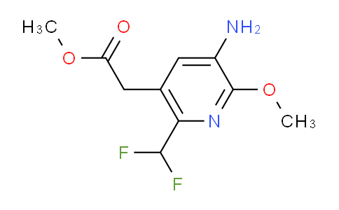 AM132536 | 1806891-37-1 | Methyl 3-amino-6-(difluoromethyl)-2-methoxypyridine-5-acetate