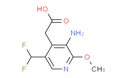 AM132537 | 1805143-46-7 | 3-Amino-5-(difluoromethyl)-2-methoxypyridine-4-acetic acid