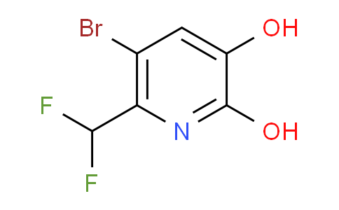 5-Bromo-6-(difluoromethyl)-2,3-dihydroxypyridine