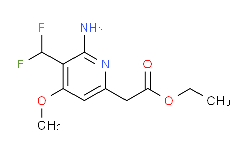 AM132542 | 1806795-83-4 | Ethyl 2-amino-3-(difluoromethyl)-4-methoxypyridine-6-acetate