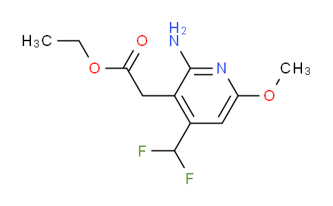 AM132550 | 1806795-95-8 | Ethyl 2-amino-4-(difluoromethyl)-6-methoxypyridine-3-acetate