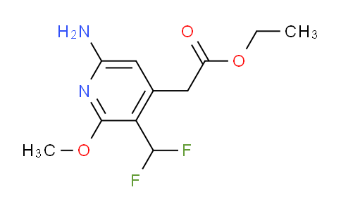 AM132553 | 1806813-69-3 | Ethyl 6-amino-3-(difluoromethyl)-2-methoxypyridine-4-acetate