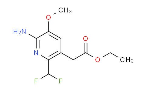 AM132555 | 1806813-73-9 | Ethyl 2-amino-6-(difluoromethyl)-3-methoxypyridine-5-acetate