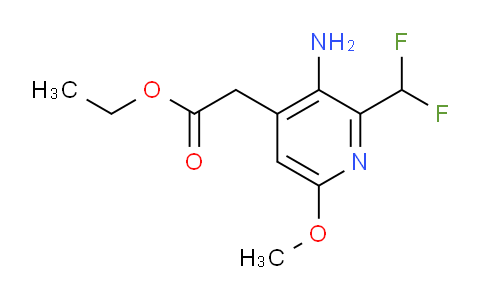 AM132563 | 1806825-69-3 | Ethyl 3-amino-2-(difluoromethyl)-6-methoxypyridine-4-acetate