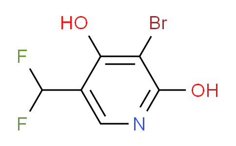3-Bromo-5-(difluoromethyl)-2,4-dihydroxypyridine