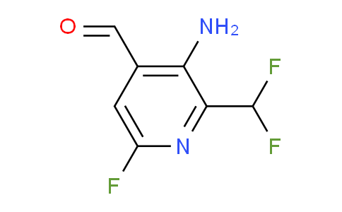 3-Amino-2-(difluoromethyl)-6-fluoropyridine-4-carboxaldehyde