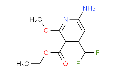 Ethyl 6-amino-4-(difluoromethyl)-2-methoxypyridine-3-carboxylate
