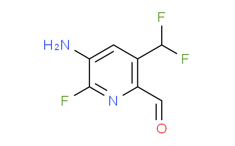AM132580 | 1805335-54-9 | 3-Amino-5-(difluoromethyl)-2-fluoropyridine-6-carboxaldehyde
