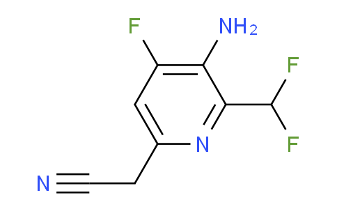 AM132586 | 1804953-44-3 | 3-Amino-2-(difluoromethyl)-4-fluoropyridine-6-acetonitrile