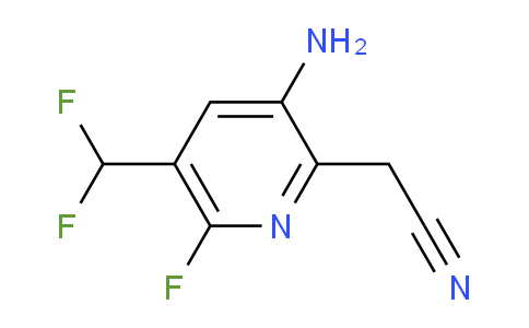 AM132597 | 1804727-39-6 | 3-Amino-5-(difluoromethyl)-6-fluoropyridine-2-acetonitrile