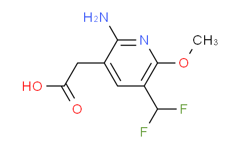 2-Amino-5-(difluoromethyl)-6-methoxypyridine-3-acetic acid