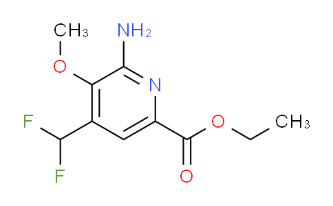 Ethyl 2-amino-4-(difluoromethyl)-3-methoxypyridine-6-carboxylate