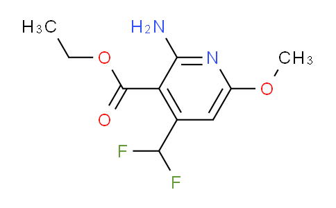 Ethyl 2-amino-4-(difluoromethyl)-6-methoxypyridine-3-carboxylate
