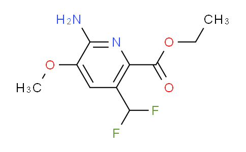 Ethyl 2-amino-5-(difluoromethyl)-3-methoxypyridine-6-carboxylate