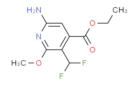 AM132609 | 1805983-81-6 | Ethyl 6-amino-3-(difluoromethyl)-2-methoxypyridine-4-carboxylate
