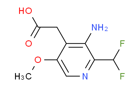 AM132611 | 1806825-06-8 | 3-Amino-2-(difluoromethyl)-5-methoxypyridine-4-acetic acid