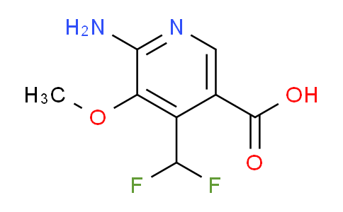 AM132623 | 1806898-89-4 | 2-Amino-4-(difluoromethyl)-3-methoxypyridine-5-carboxylic acid